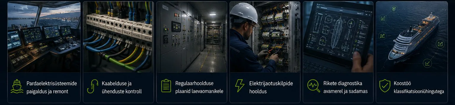 EL-Solution laevade elektrisüsteemide galerii